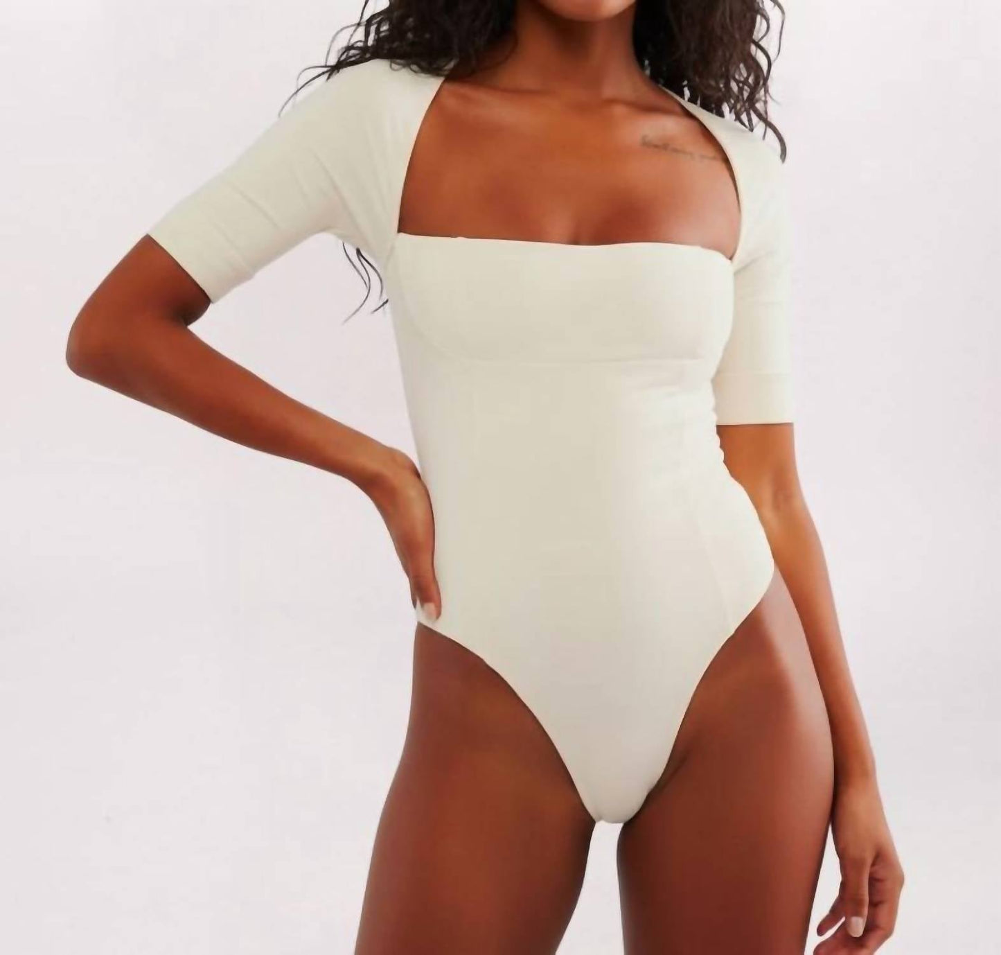 Free People - Everly Square Neck Bodysuit