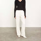 Enza Costa - FINE CASHMERE KNITTED V-NECK SWEATER