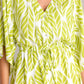 Entro - Leaf Print Maxi Dress