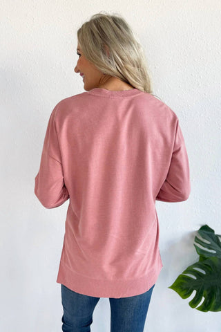 Z Supply - Modern V Neck Weekender Sweatshirt