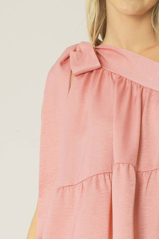 Entro - Satin One Shoulder Top