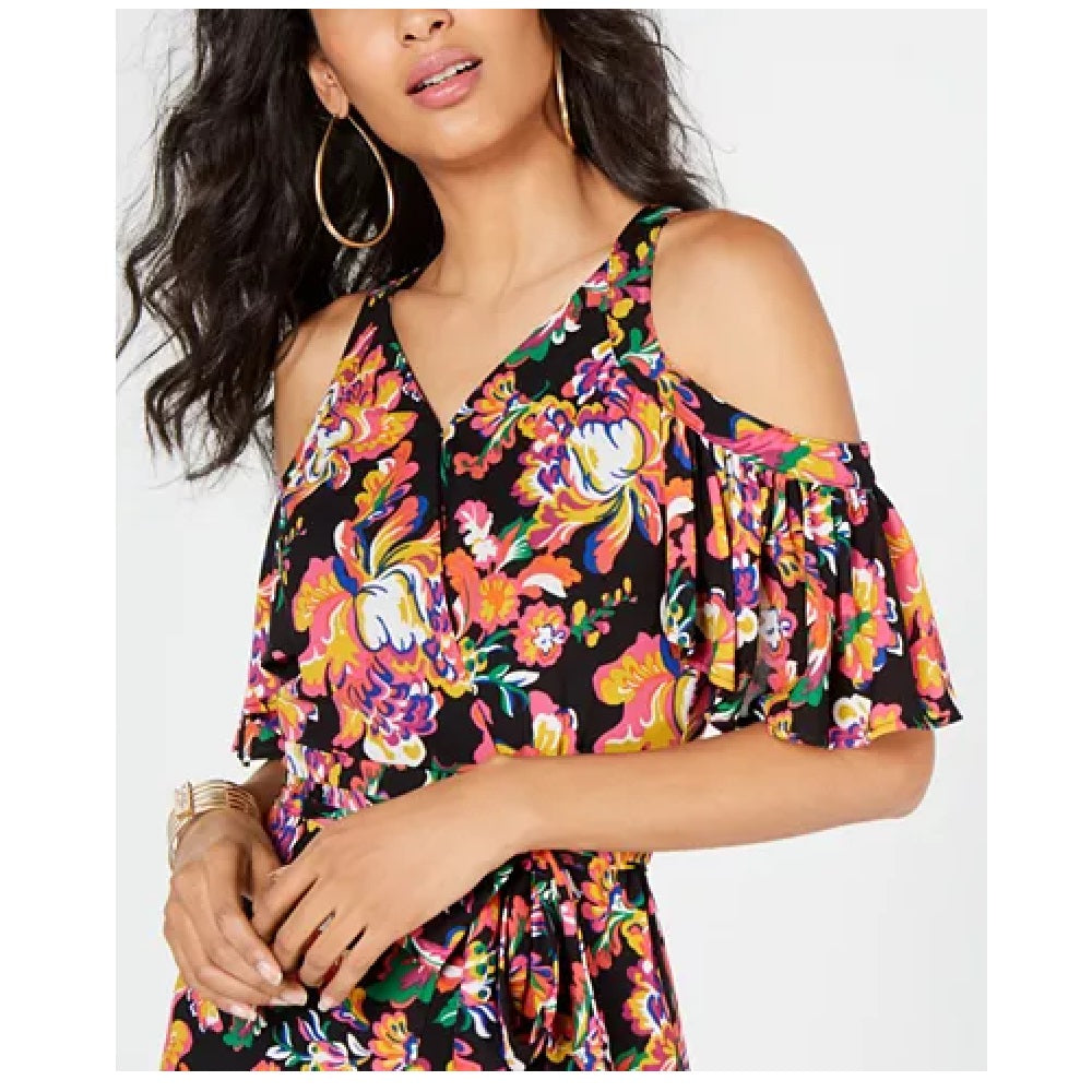 Thalia Sodi Women's Cold-Shoulder Mesh Dress Scarf Size Extra Small