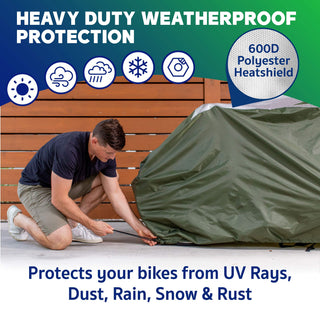 Waterproof Bike Cover for Outdoor Storage