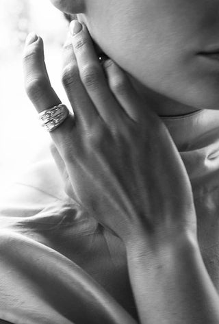 Maslo Jewelry - Triple Dome Ring