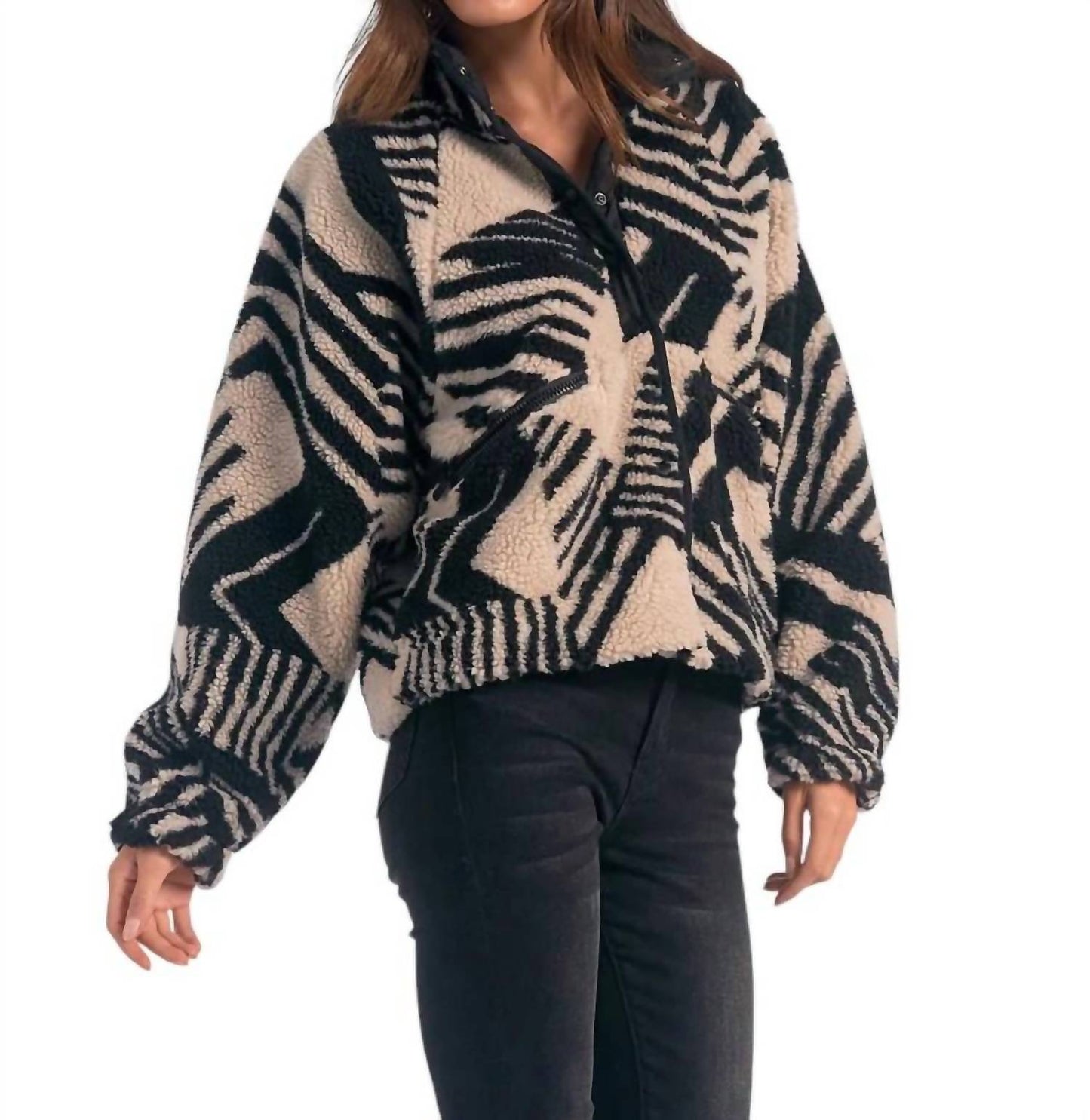 Elan - Ember Sherpa Coat