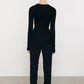 Enza Costa - Rib Bold Long Sleeve U Neck