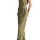 Steve Madden - Gene Jumpsuit with Belt and Utility Pockets