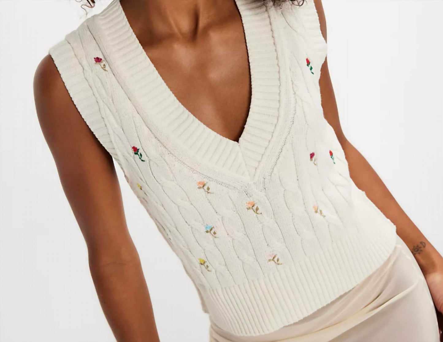 Free People - Plumeria Floral Vest