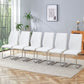 Modern Dining Chairs with High Backrest and Sturdy Legs