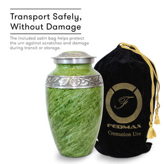 Adult Cremation Urns with Velvet Bag