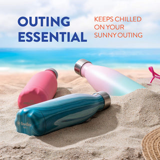 Triple-Insulated Stainless Steel Water Bottle - 2 Pack