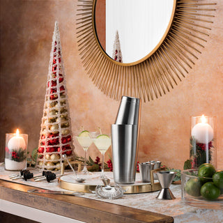 7-Piece Stainless Steel Cocktail Shaker Set