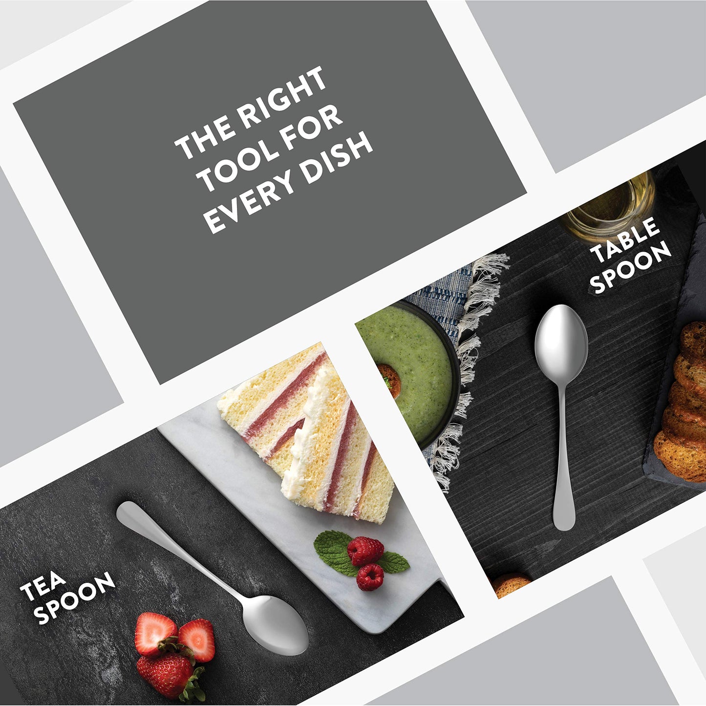 20-Piece Stainless Steel Silverware Set - Attractive Mirror Finished Flatware Set