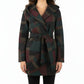 Evette & K - Wool Hooded Wrap Coat