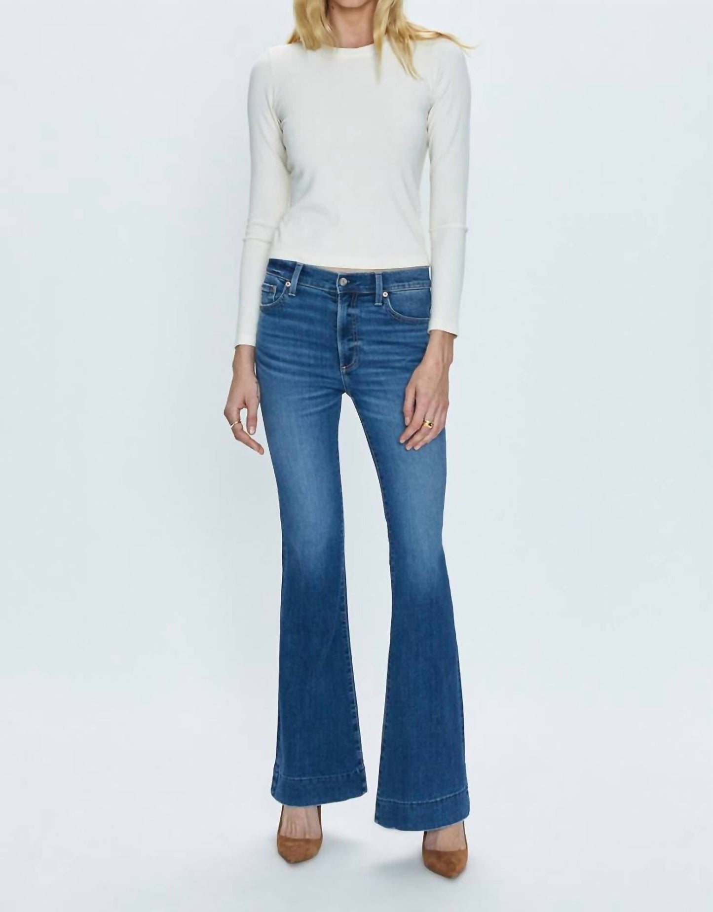 Pistola - Kinsley Mid Rise Ultra Flare Jeans
