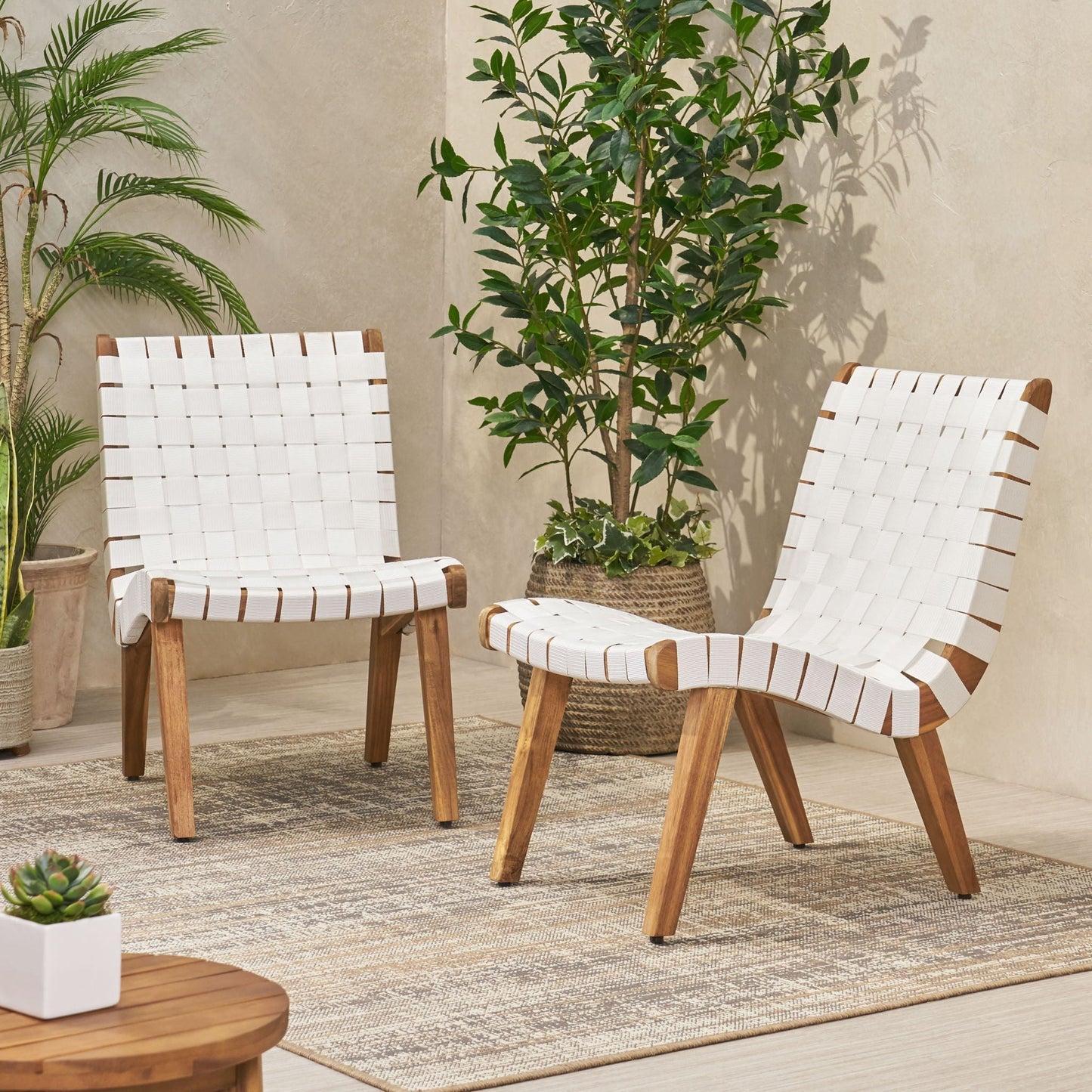 Charlotte Lounge Chair - White
