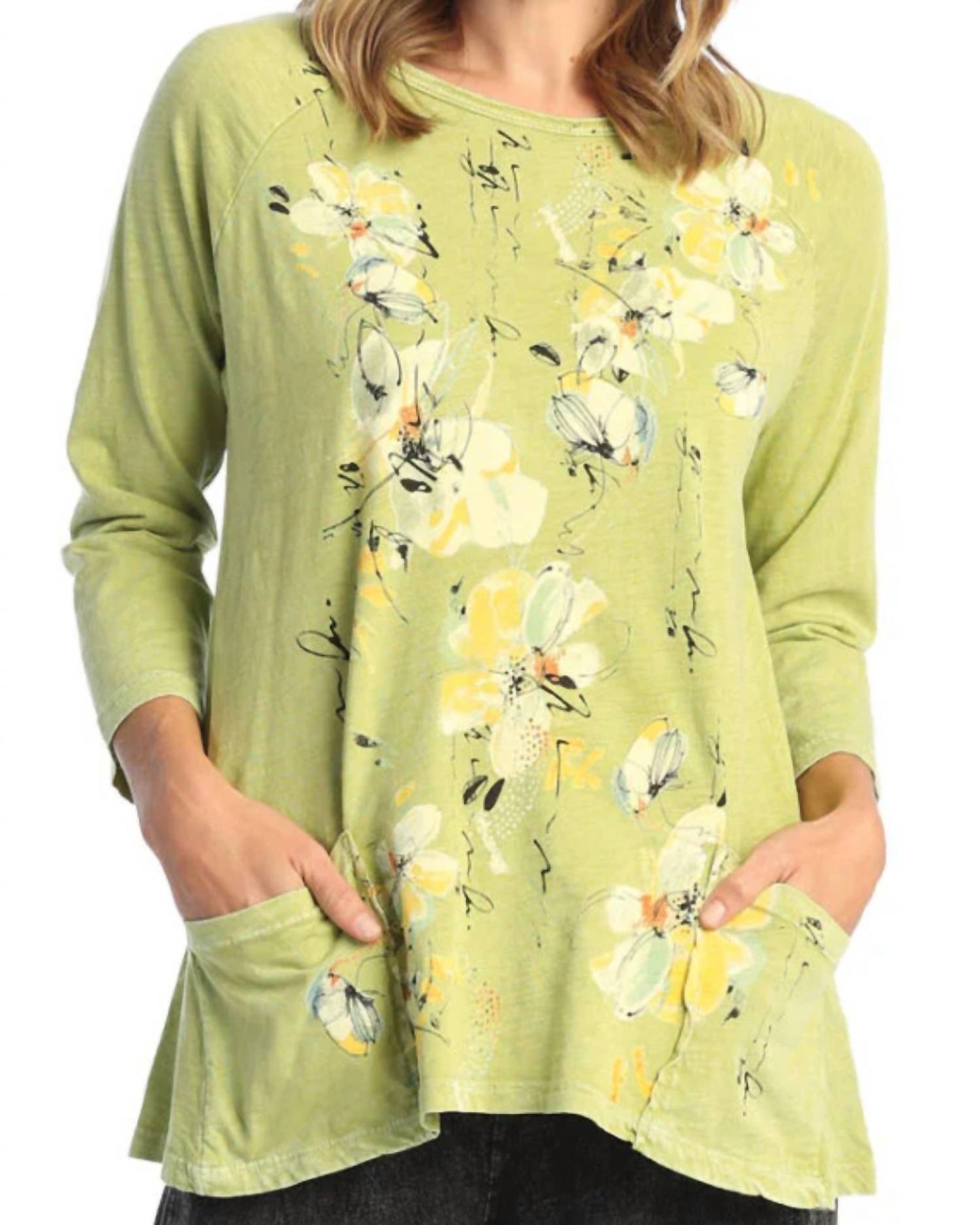 Jess & Jane - Cotton Patch Pocket Tunic Top