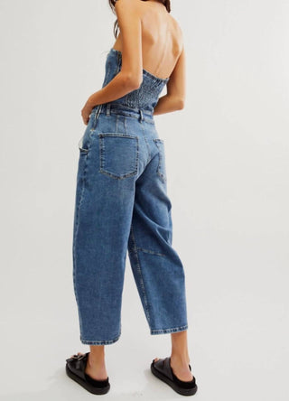 Free People - Je Suis Pret Barrel Jumpsuit - Petite