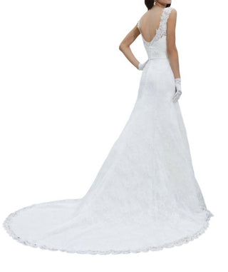 Justin Alexander - Venice Lace Fit And Flare Dress