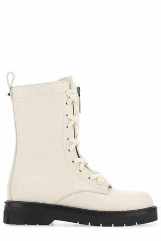 Valentino Garavani - Women's Rockstud Lace-up Combat Boots