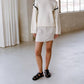 A.Ren - Crewneck Sweater With Side Stitching
