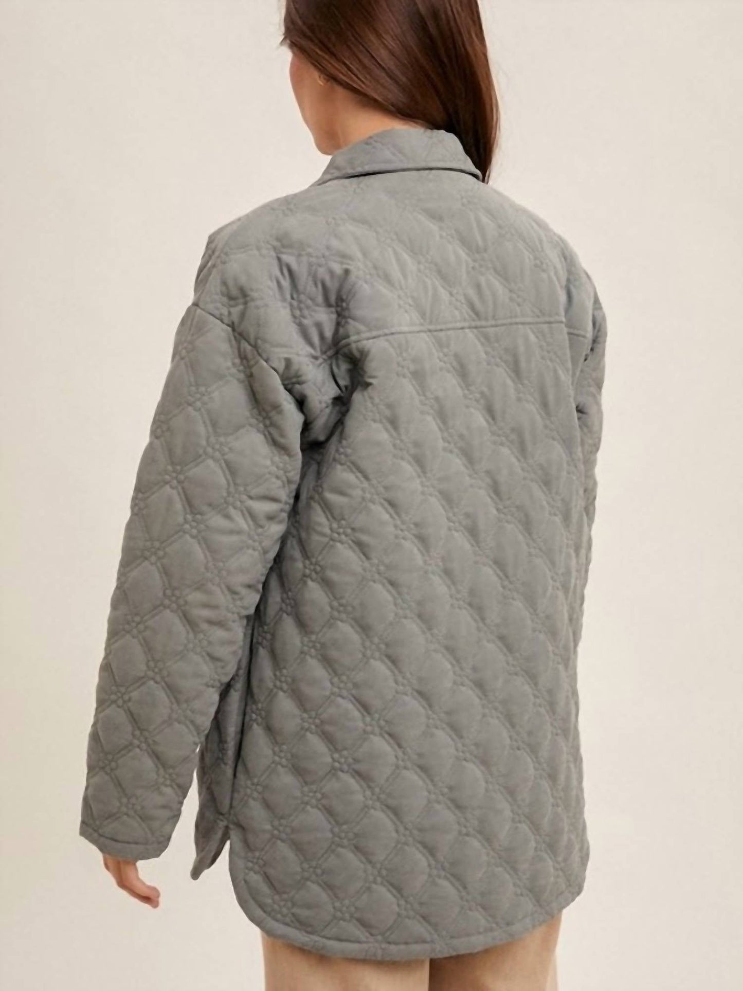 Hem & Thread - Quilted Motif Jacket
