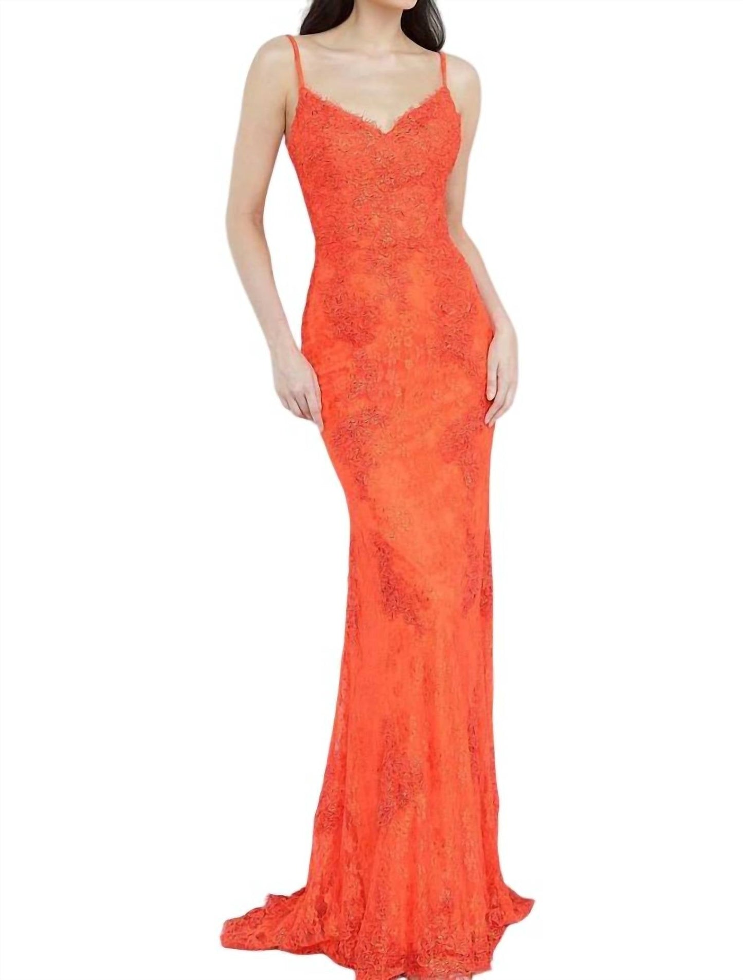 Jovani - Lace Prom Long Dress