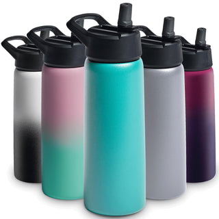 Insulated Sports Water Bottle with Straw