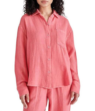 Steve Madden - June Button Long Sleeve Top