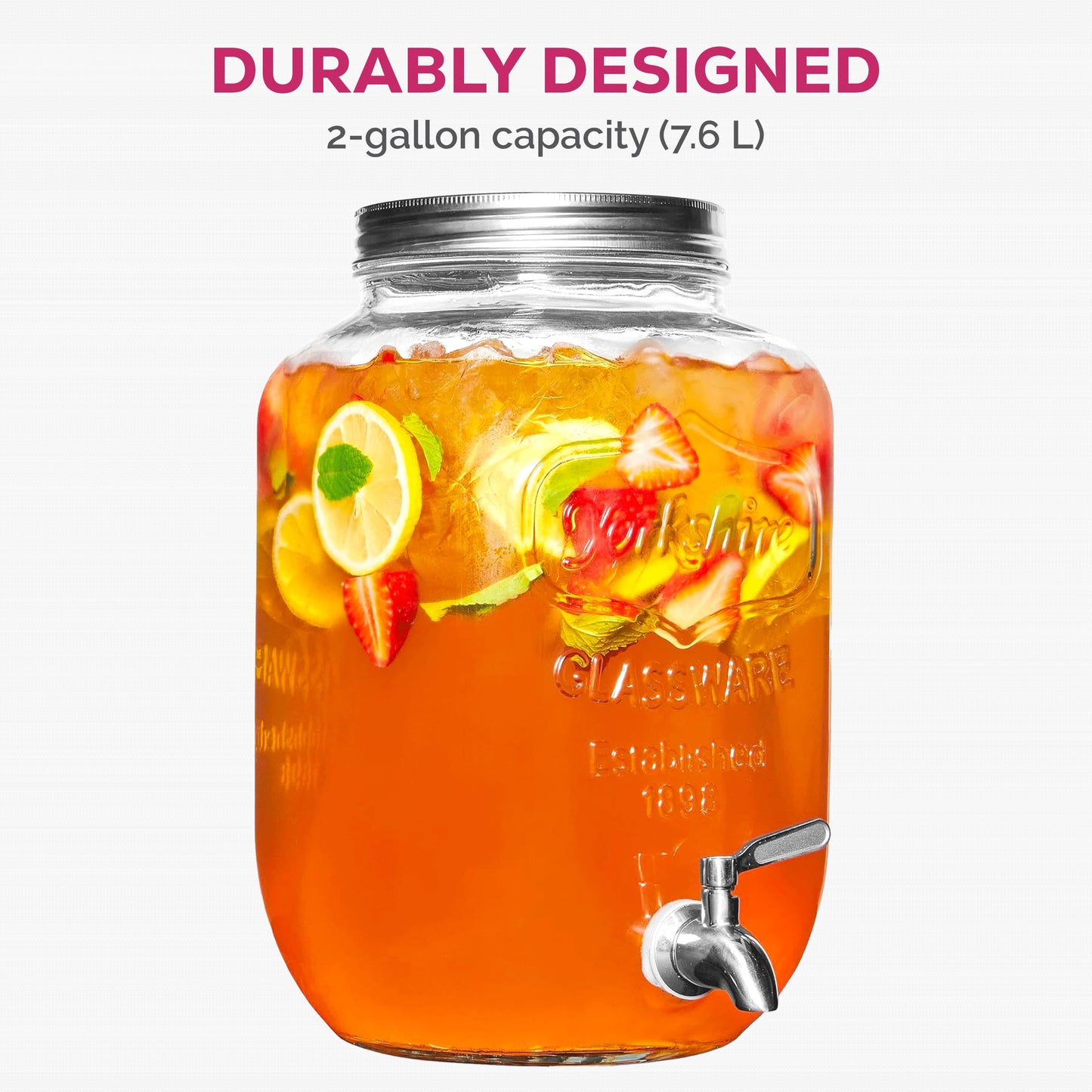 Glass Drink Dispenser