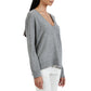 Atm - CASHMERE DEEP V-NECK POCKET SWEATER