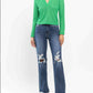 Judy Blue - Women's Knee Destroy Leg Jeans