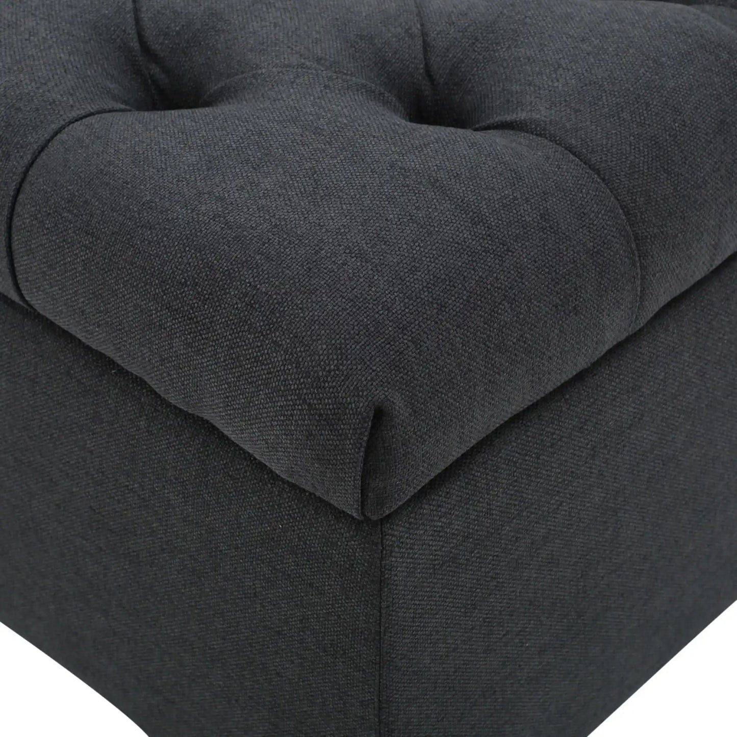 Glouster - Contemporary Storage Ottoman With Button Tufted Design