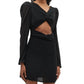 Loveshackfancy - Nanita Twisted Cutout Knit Mini Dress