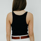Eterne - Cropped Rib Tank Top