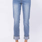 Judy Blue - High Rise Cuffed Hem Vintage Boyfriend Jeans