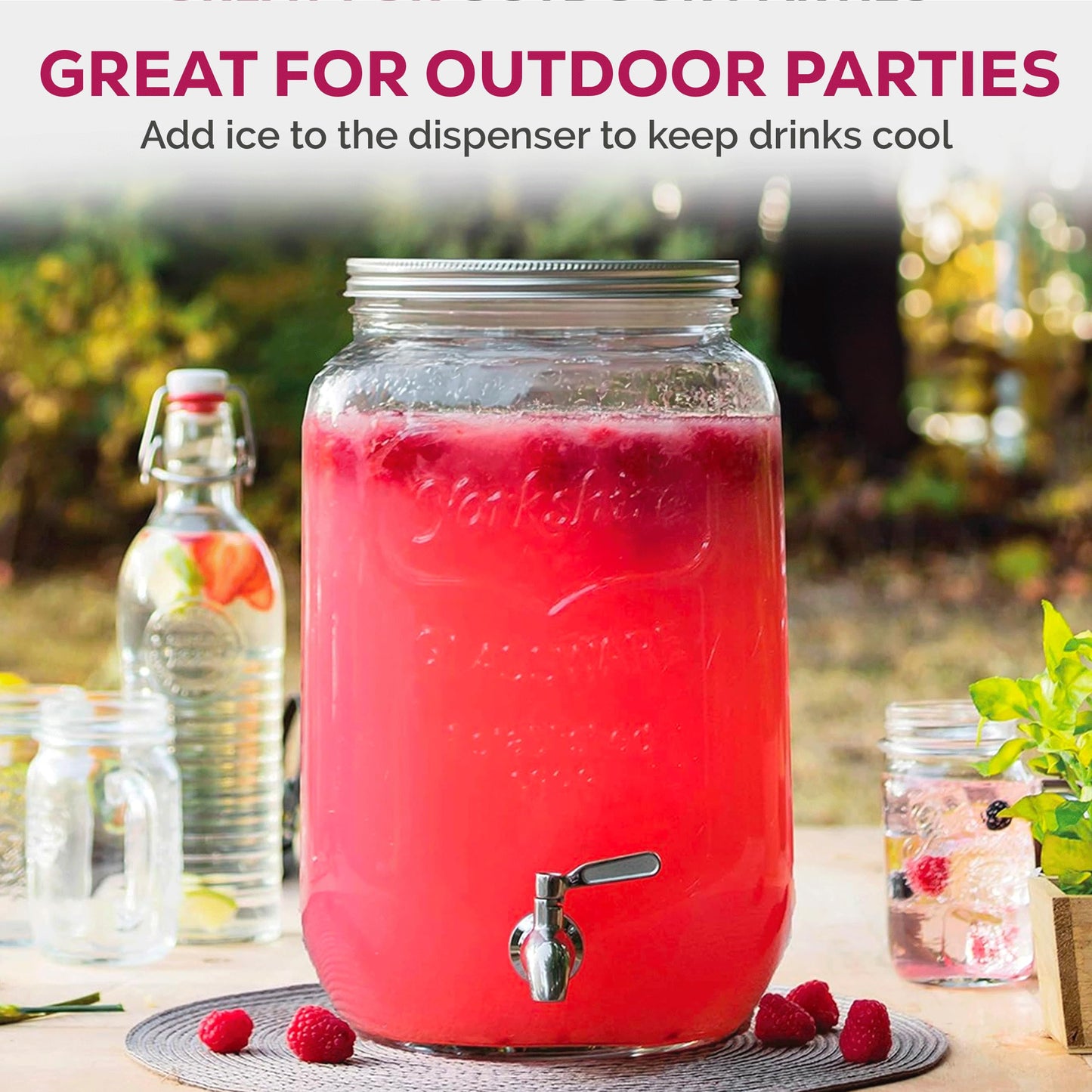 Glass Drink Dispenser