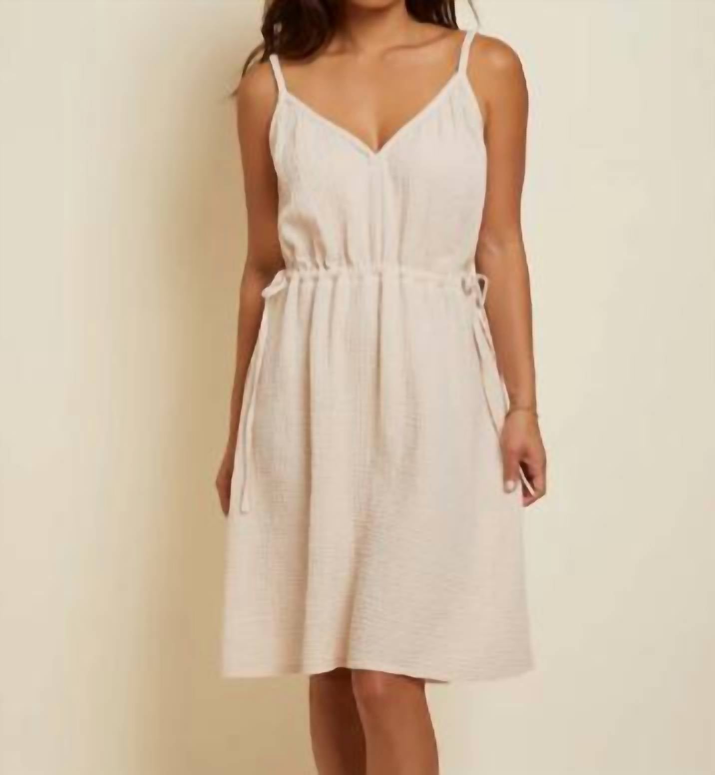 Nation Ltd - Jenessa Side Tie Gauze Dress