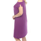 Joseph Ribkoff - Cold-shoulder Asymmetric Shift Dress