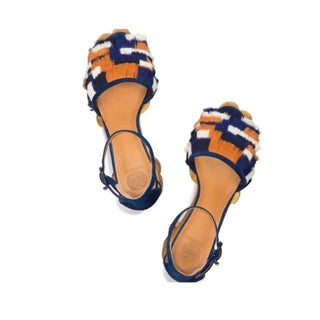 Tory Burch - Alma Platform Wooden Block Heels
