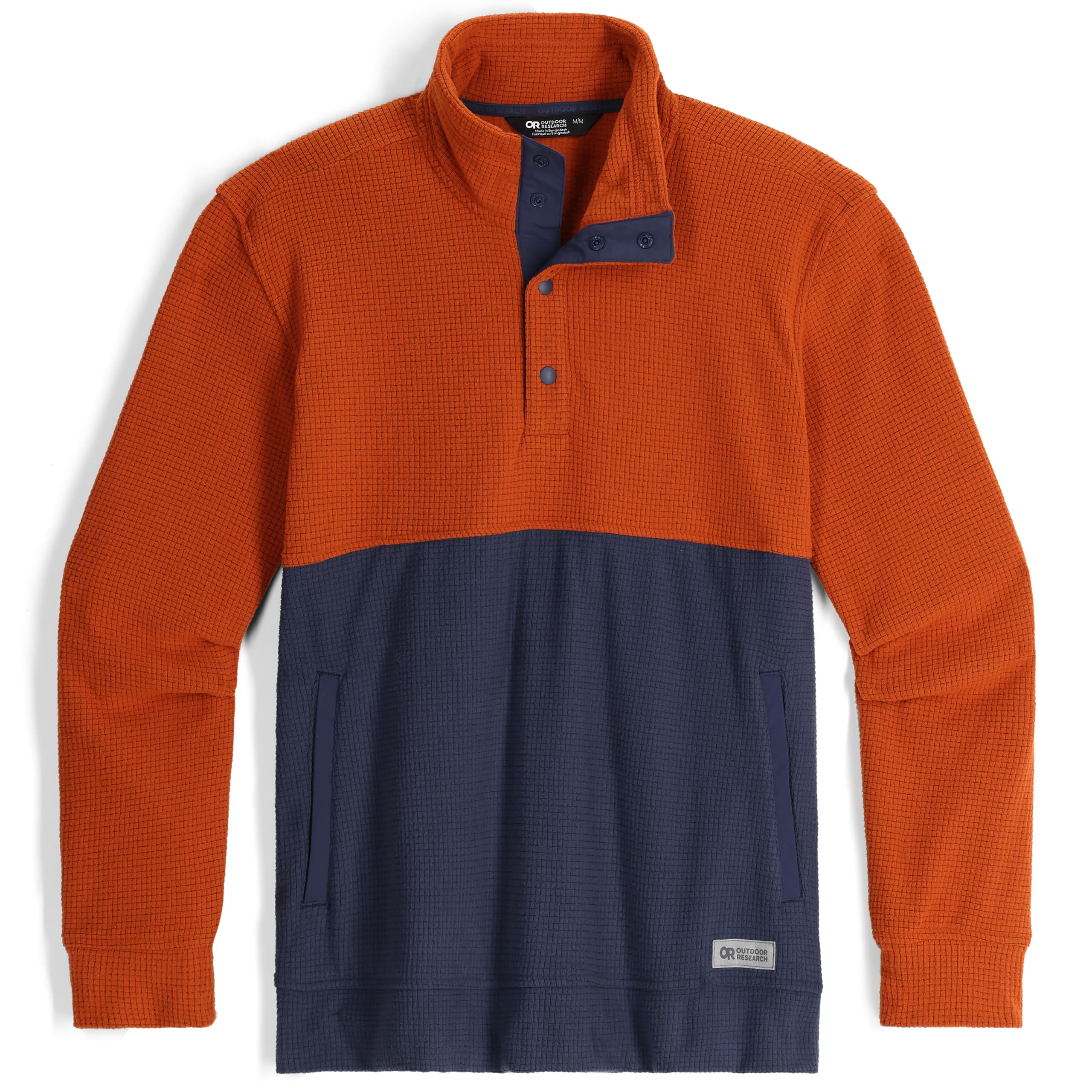 Outdoor Research Men's Trail Mix Snap Pullover - TerraNaval Blue