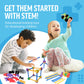 Educational Building Blocks Kit - 176 Pieces  (Ages 4-8)