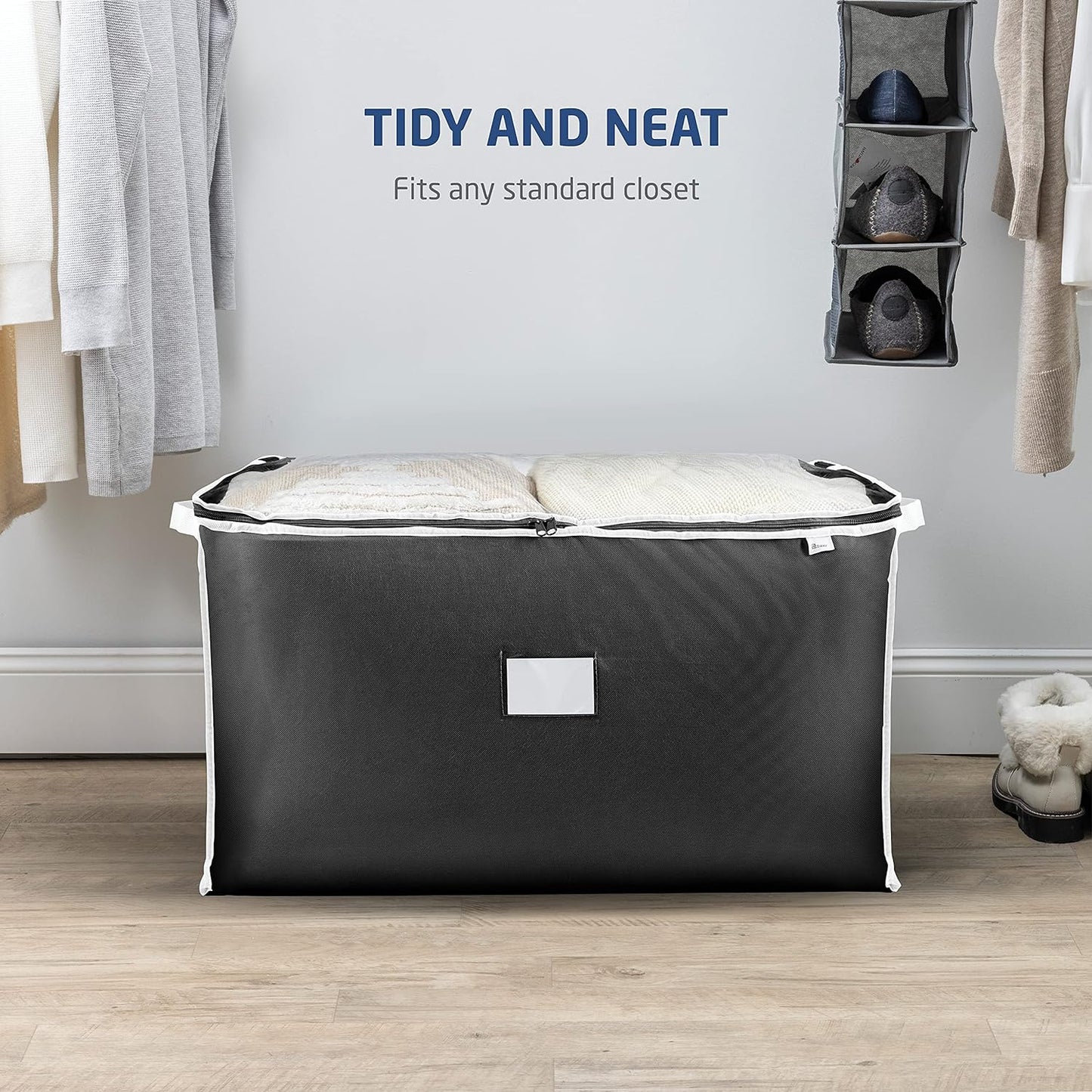 Jumbo Storage Bag Organizer (2 Pack)