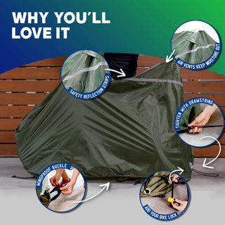 Waterproof Bike Cover for Outdoor Storage