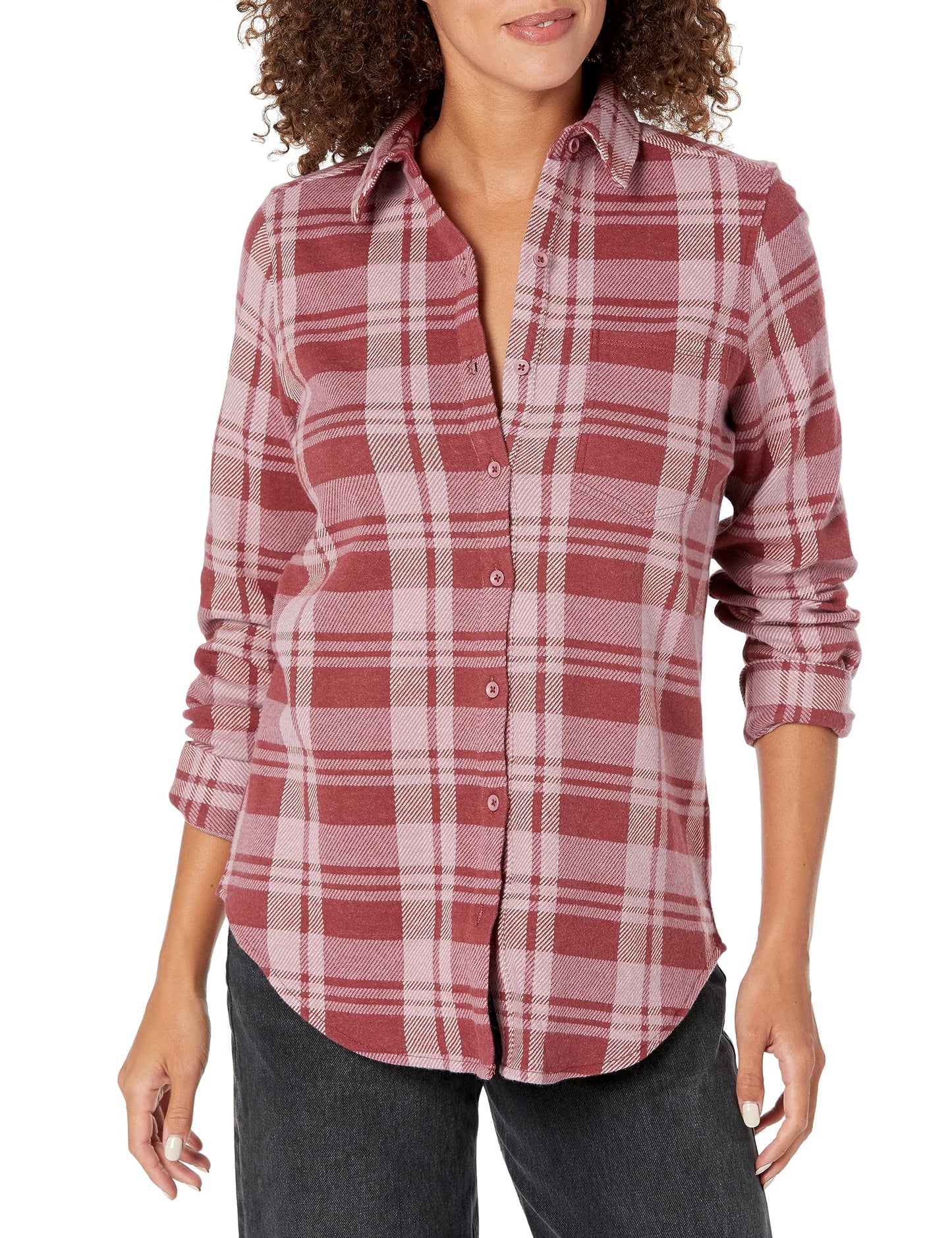 Women's Fairbanks Supersoft Shirt - Brick Plaid
