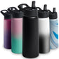 Insulated Sports Water Bottle with Straw