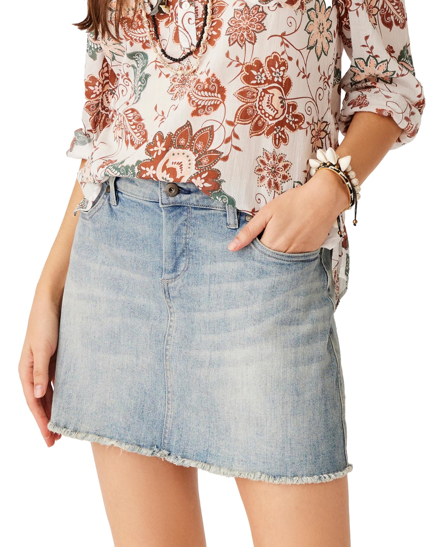 Maui Organic Cotton Stretch Denim Skirt - Women's Jean Skirt