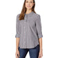 Tommy Hilfiger Womens Sportswear Top - Navy Multi (Large)