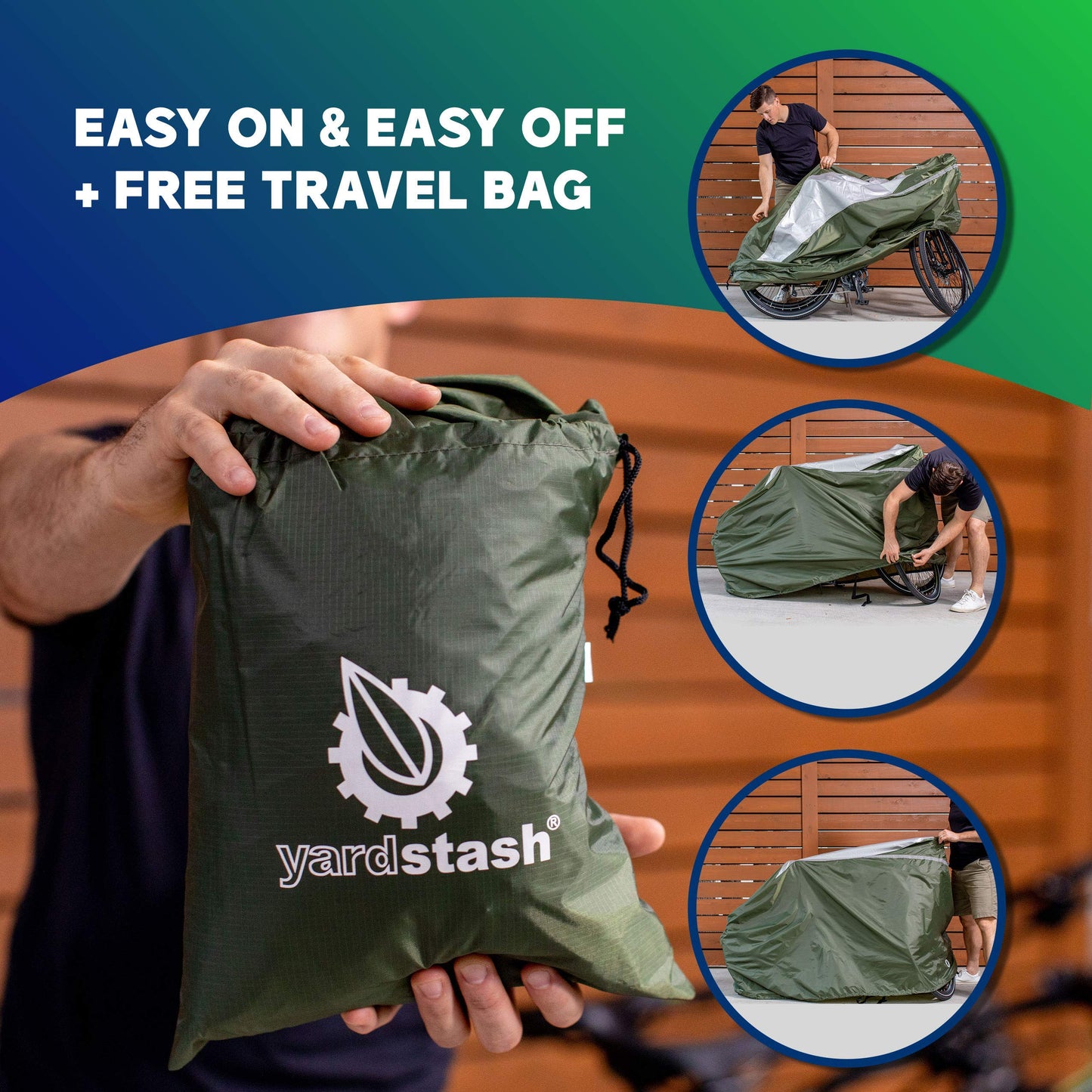 Waterproof Bike Cover for Outdoor Storage