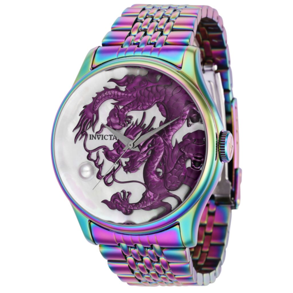 Invicta Vintage Dragon 38mm Automatic MOP Watch w/ 8DC